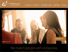 Tablet Screenshot of cvpartnersinc.com